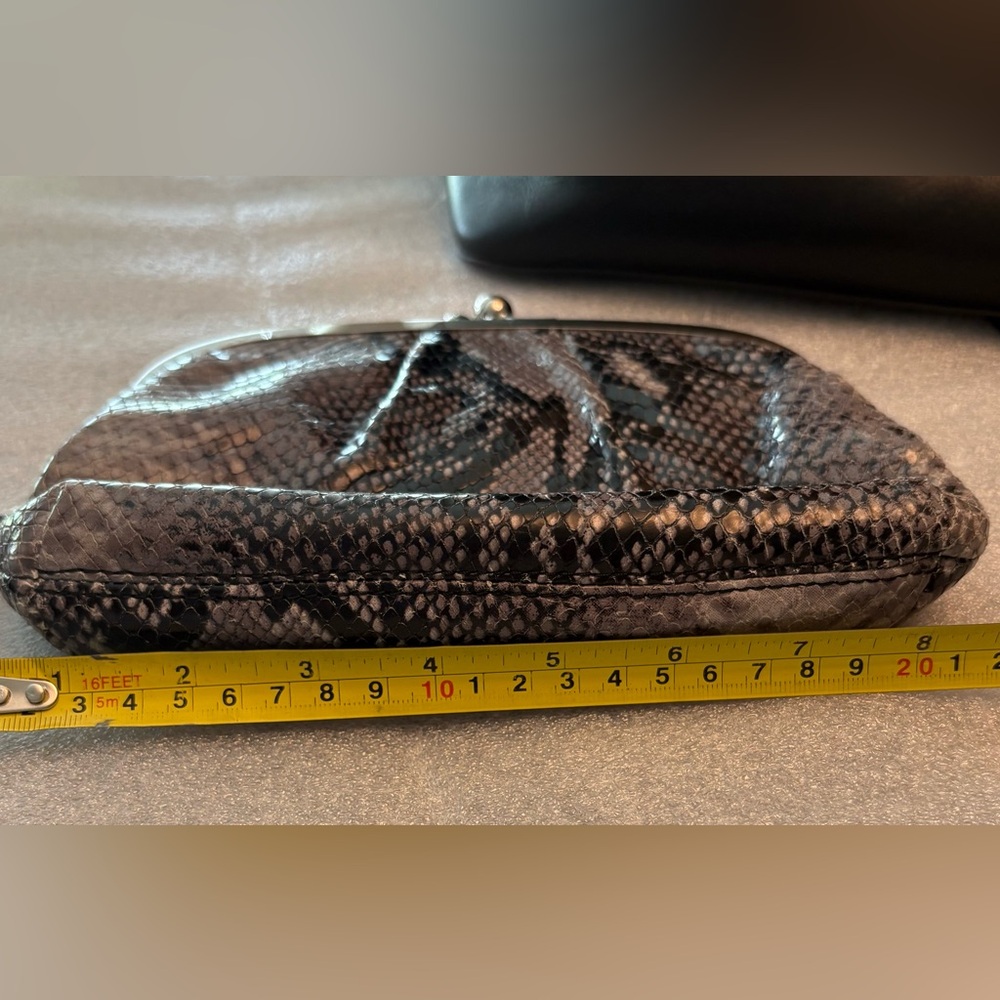 COACH Snakeskin Clutch with Wristlet - Picture 9 of 10